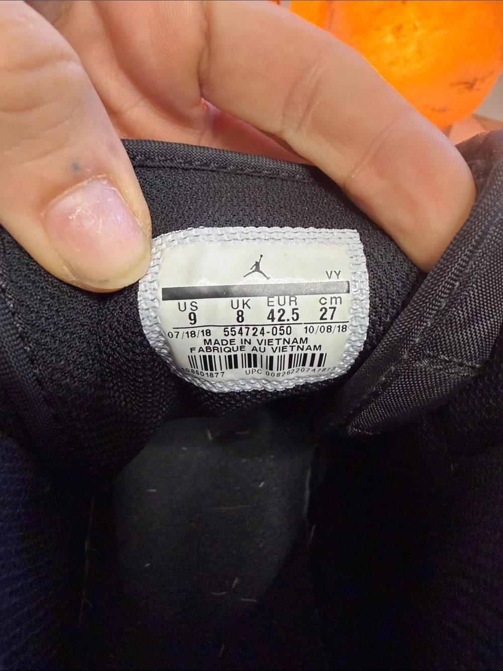 Nike Air Jordan 1 Mid Men's Sneakers - Black